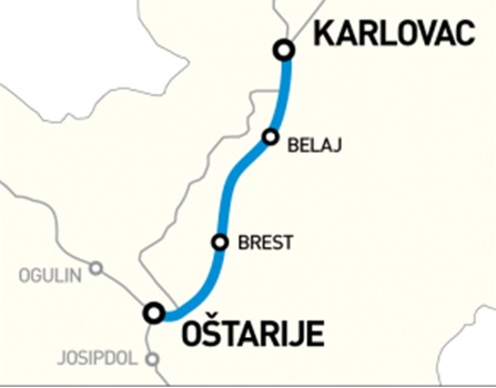 Modernizacija željezničke pruge M202 Zagreb GK – Rijeka, dionica: Karlovac – Oštarije (CBA)